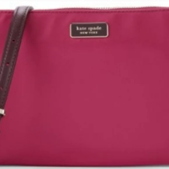Kate Spade Triple Gusset Nylon Crossbody Bag. - Picture 8 of 8